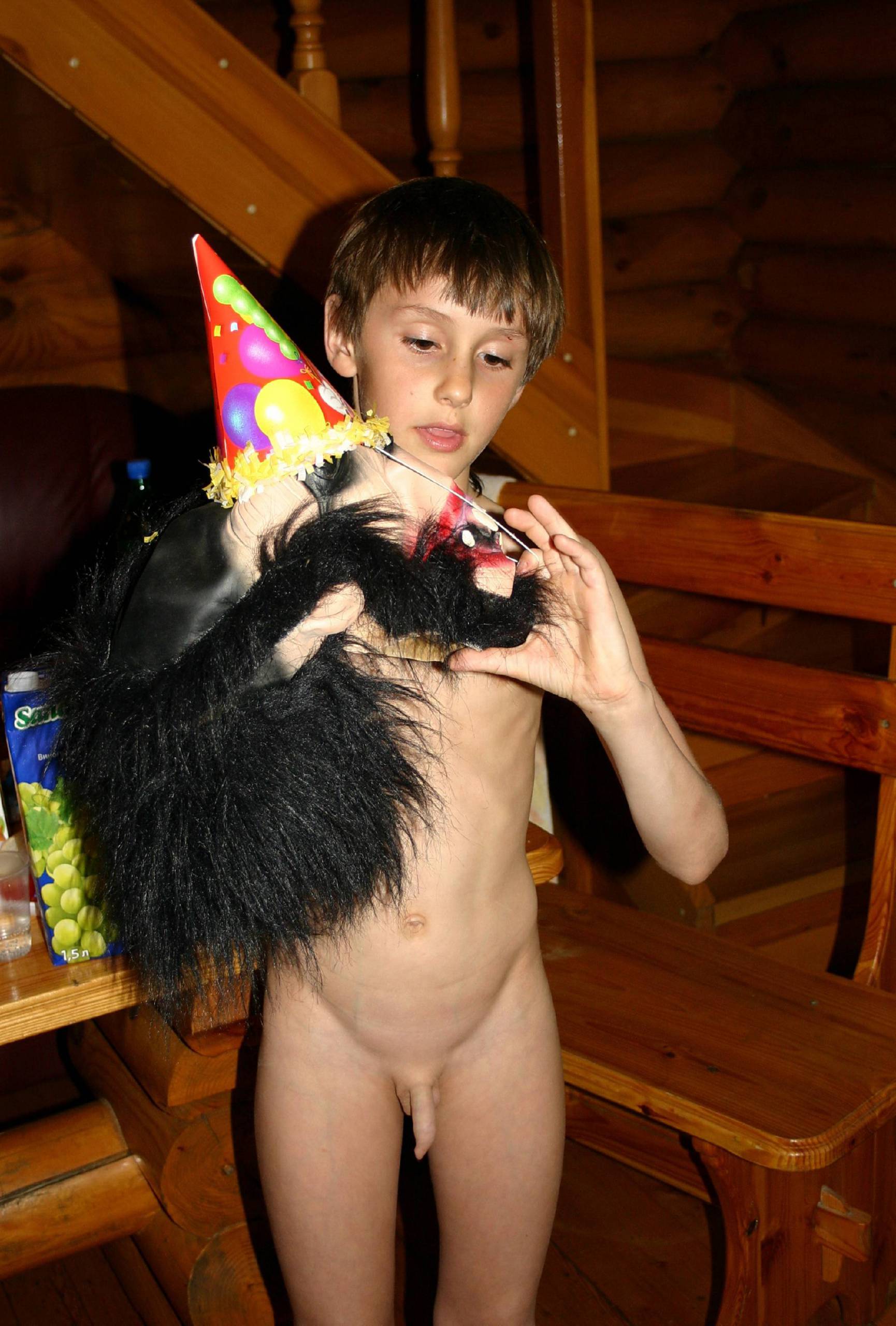 Nudist Pictures Birthday Diner Celebration - 1