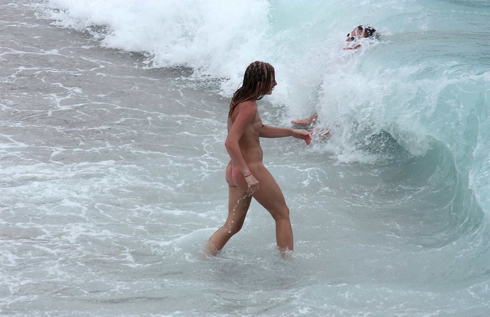 Nudist Pictures Crashing Waves Aplenty - 1