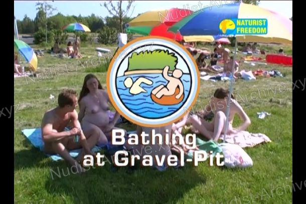 Bathing at Gravel-Pit - snapshot