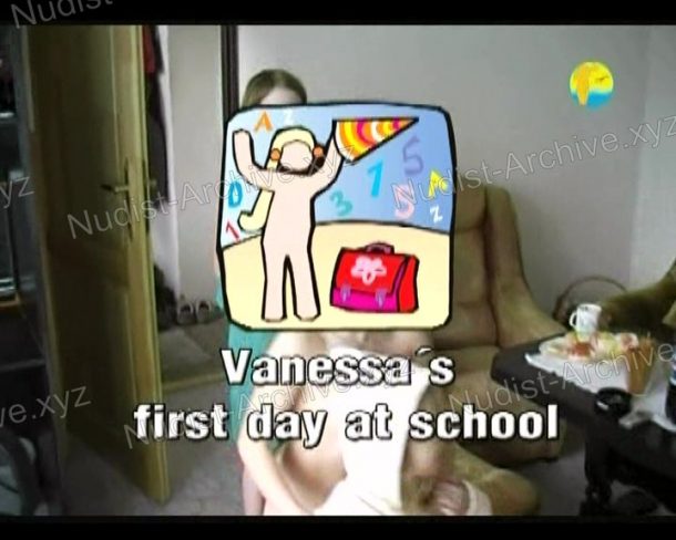 Vanessa's first day at school - cover