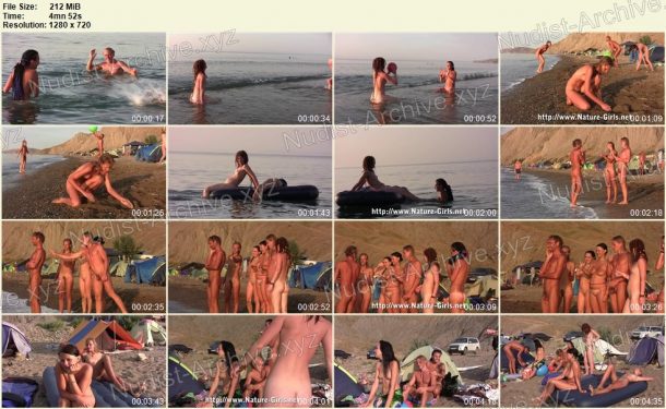 Shots Young Naturists on a Nudist Beach - Nature-Girls.net 1