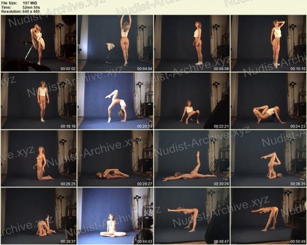 Frame of Naked Gymnast - Margo 05.03.2010