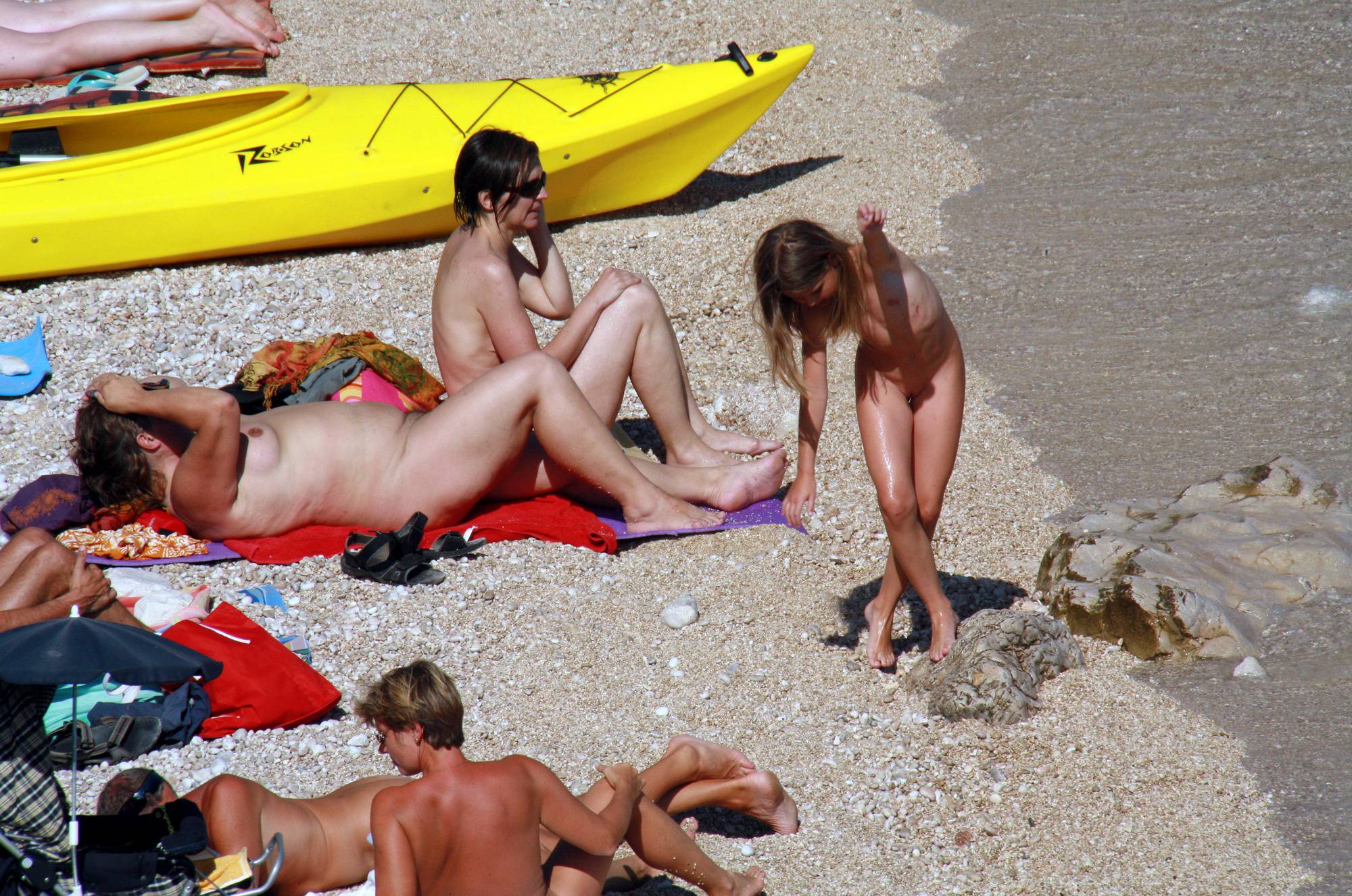 Nudist Photos Naturist Beach Relaxation - 1