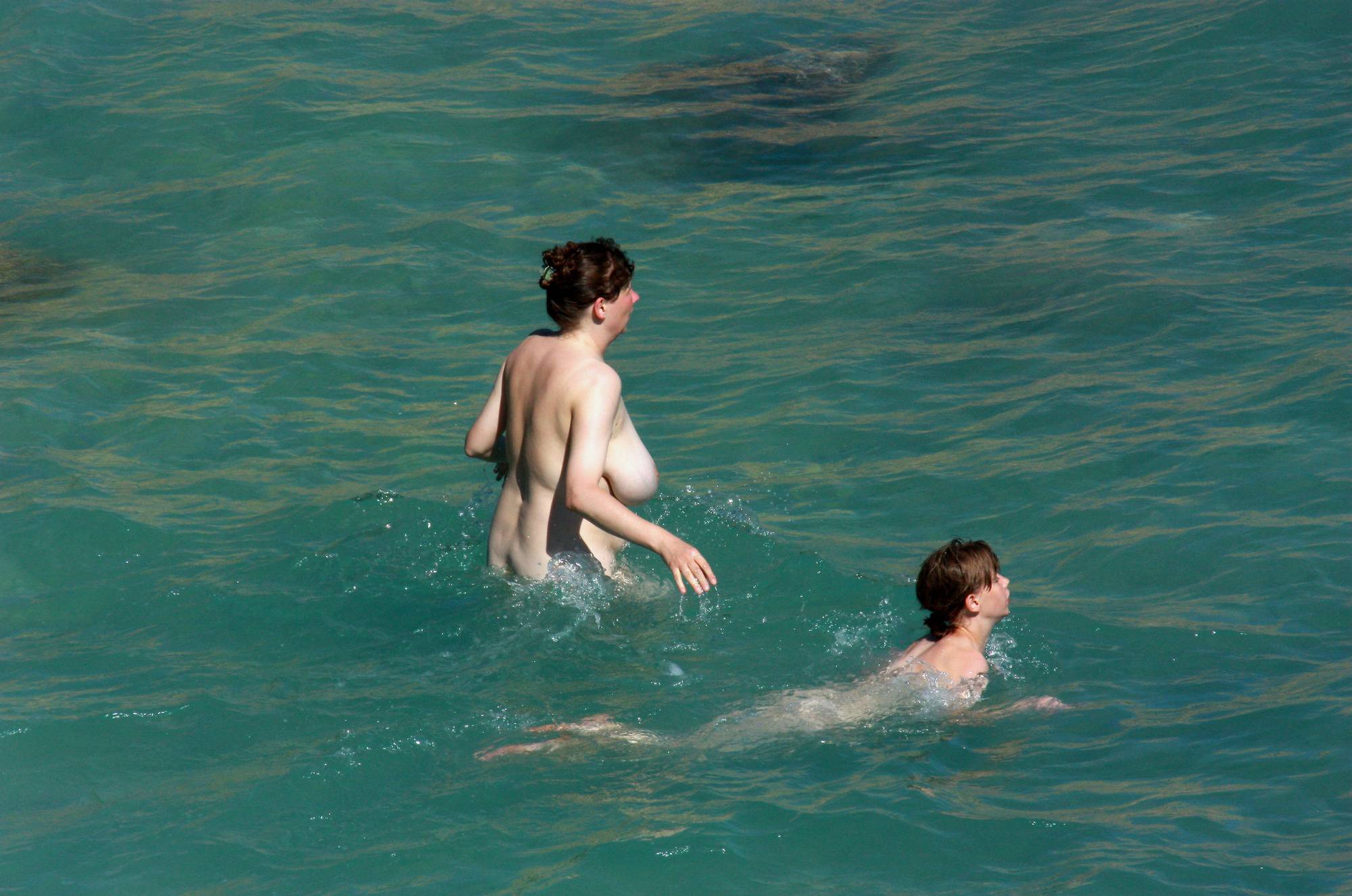 Nudist Gallery Mother and the Cold Waters - 2
