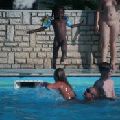 Nudist Pool Jumpers Two