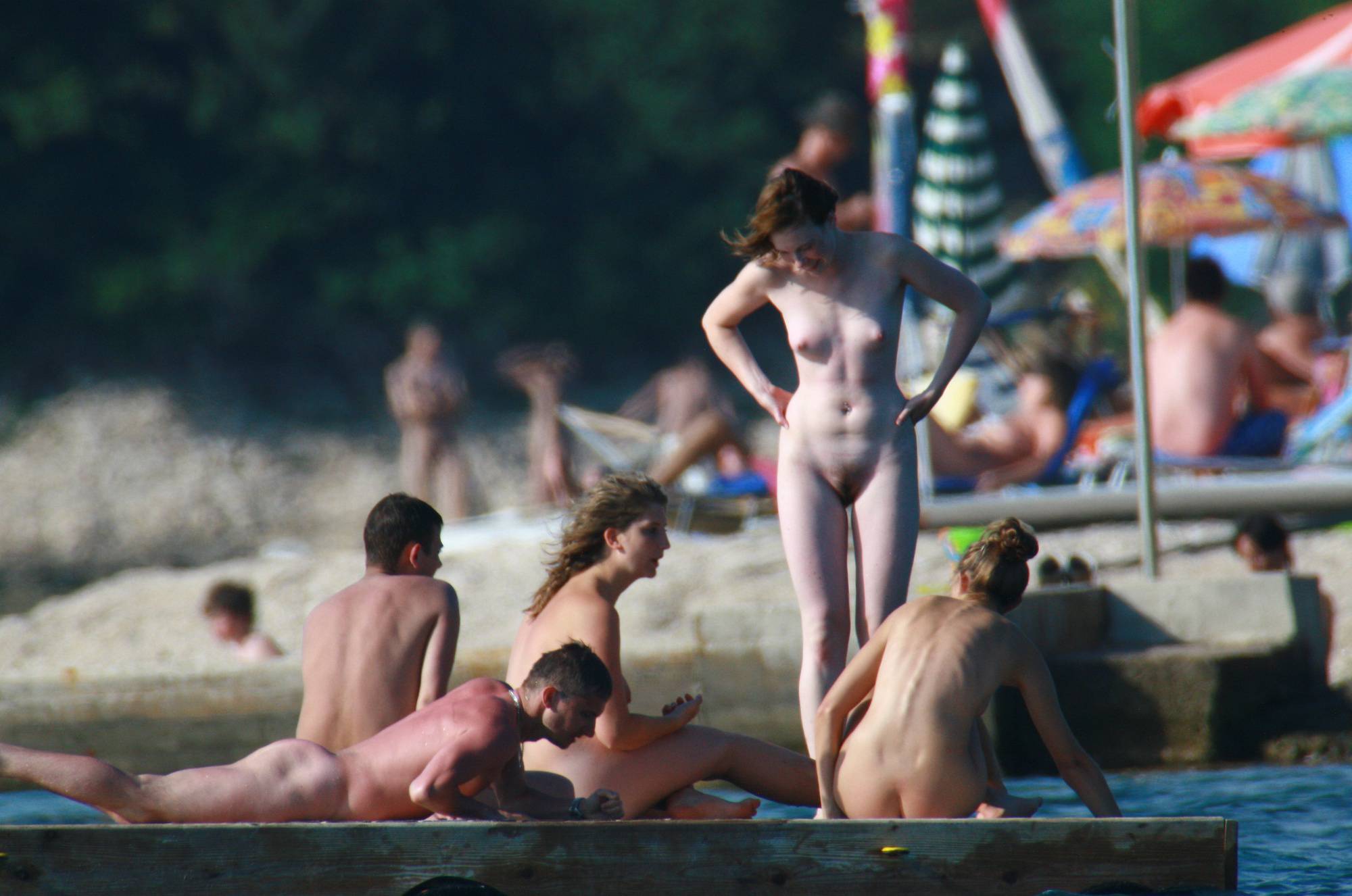 Nudist Pics Nudist Slab Group Tanning - 1