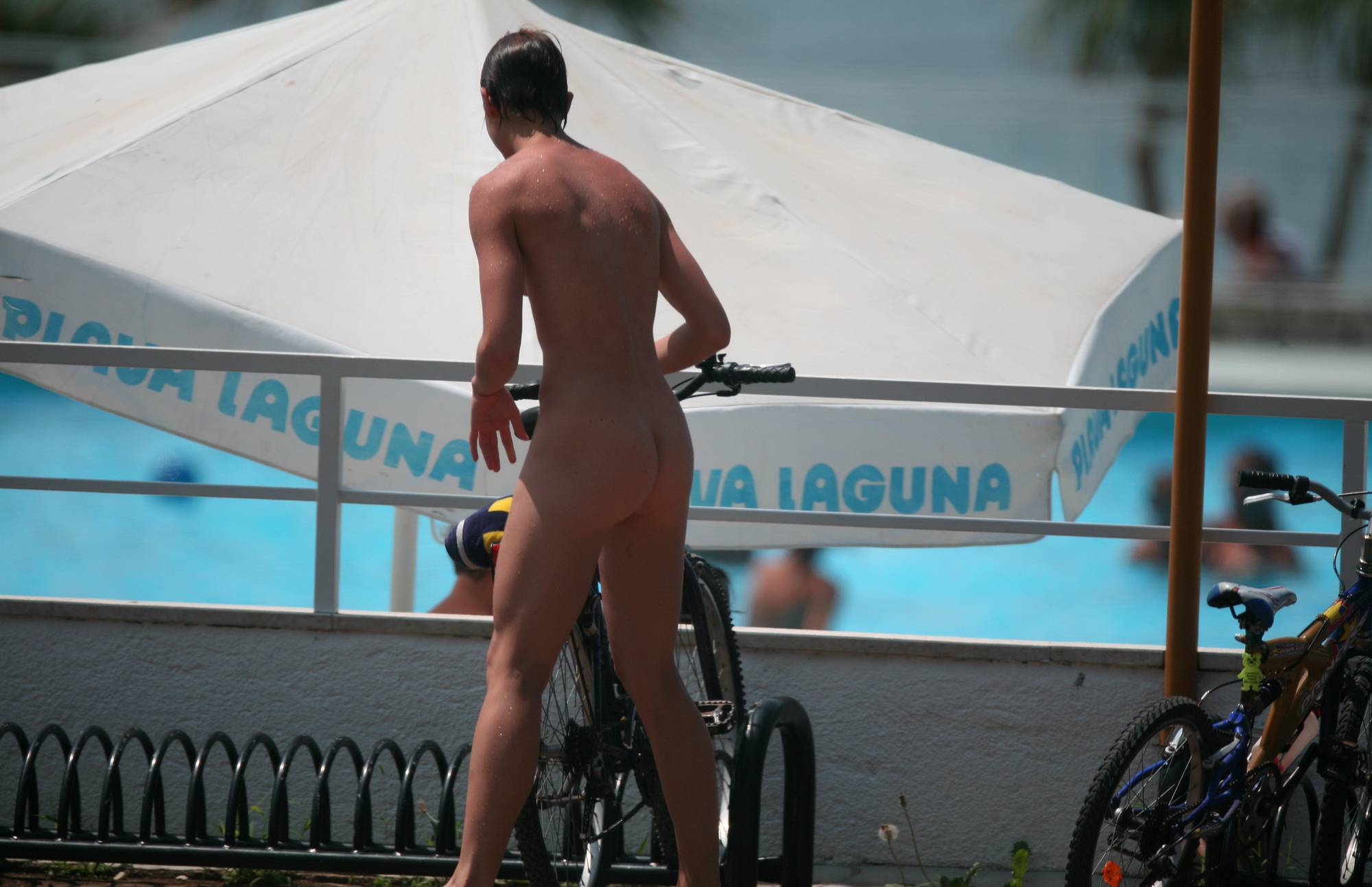 Nudist Photos Teenage Nudist Biking Off - 1