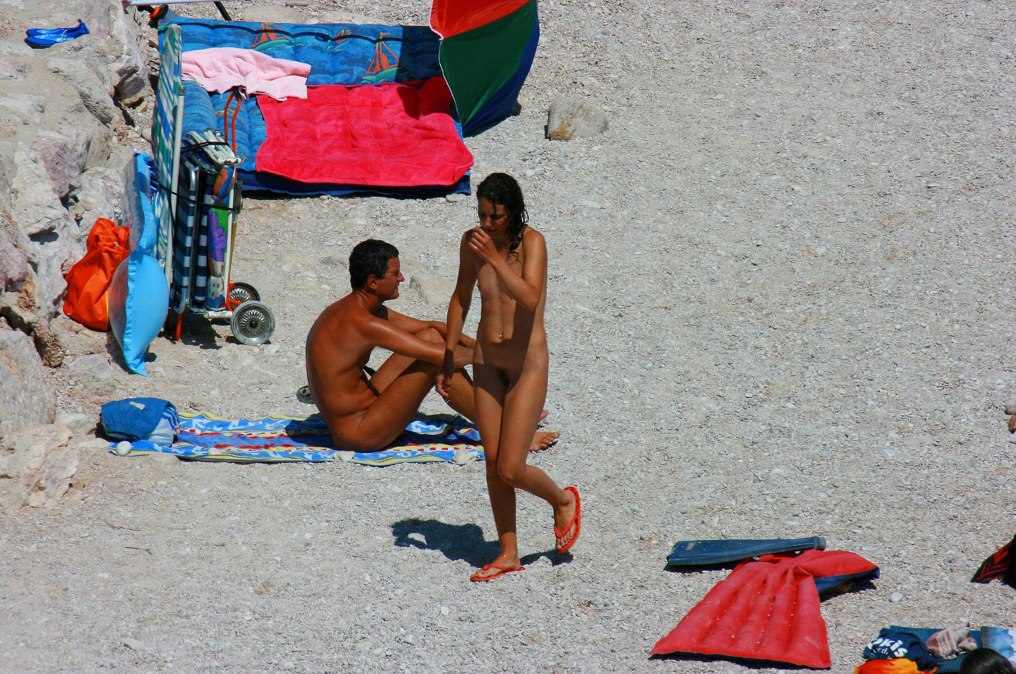 Nudist Gallery Ula FKK Beach Sand Pass - 1